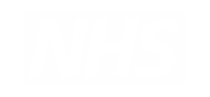 The NHS logo on a black background featuring high quality labels.