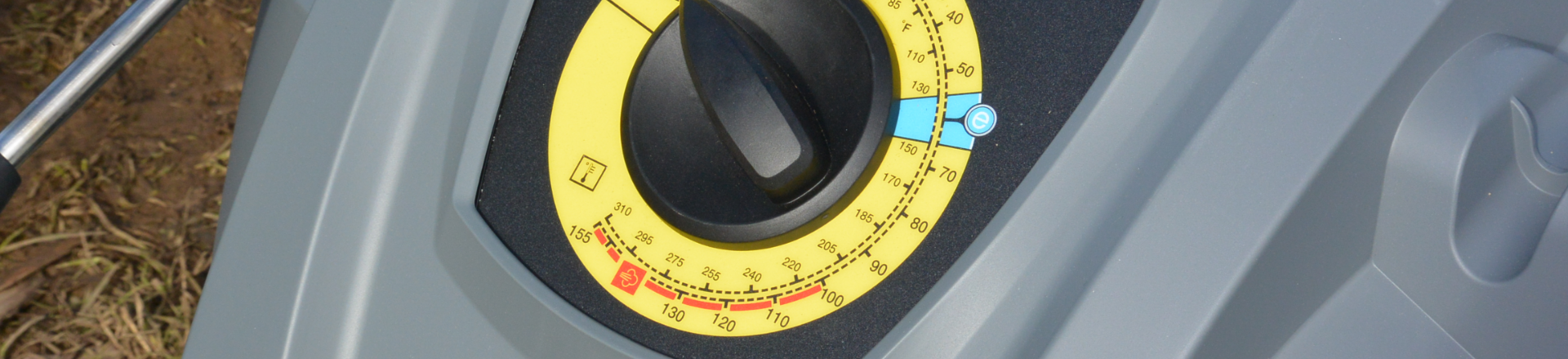 A close up of a gauge on a customized motorcycle.